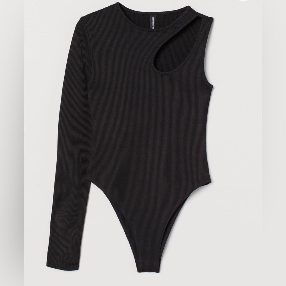 H&M  Cut - out  Bodysuit Size M